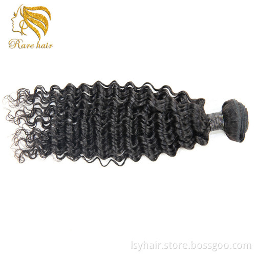wholesale online shopping brazilian human hair deep wave bundles with closure